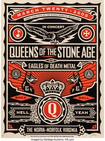 43011: Shepard Fairey (b. 1970) Queens of the Stone Age
