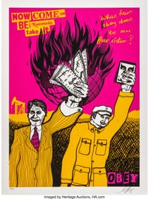 43091: Shepard Fairey X Jaime Reid Be Reasonable, 2016