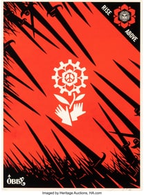 43019: Shepard Fairey (b. 1970) Bayonettes, 2006 Screen