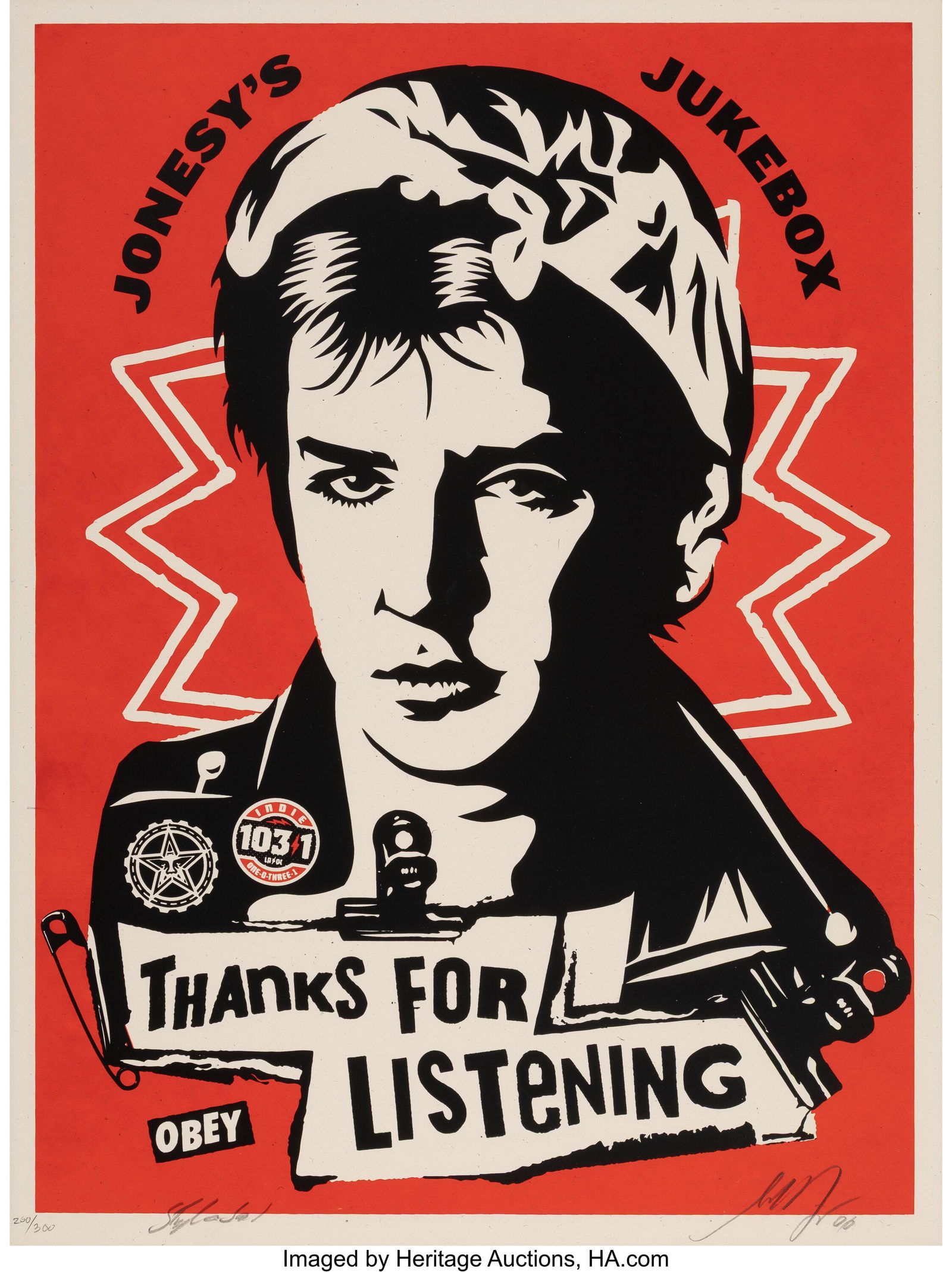 Shepard Fairey X Steve Jones Jonesy's Jukebox, 2 (1 of 1)