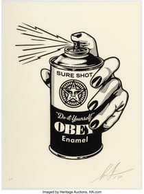 43099: Shepard Fairey (b. 1970) Sure Shot Spray Can, 20