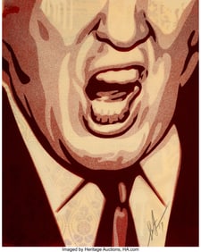 43102: Shepard Fairey (b. 1970) Demagogue, 2017 Spraypa