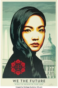 43103: Shepard Fairey (b. 1970) Rewrite the Law, from W