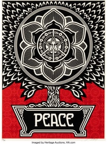 43028: Shepard Fairey (b. 1970) Peace Tree, 2007 Screen