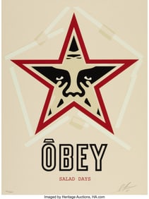 43108: Shepard Fairey (b. 1970) Salad Days, 2018 Screen
