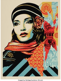 43110: Shepard Fairey (b. 1970) Fire Sale, 2018 Screenp