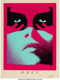 43116: Shepard Fairey (b. 1970) Shadowplay (Blue), 2019