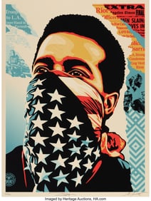 43120: Shepard Fairey X Ted Soqui American Rage, 2020 S