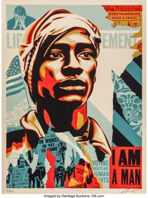 43126: Shepard Fairey (b. 1970) Voting Rights are Human