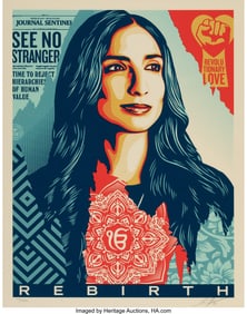 43128: Shepard Fairey (b. 1970) Rebirth, from the Visio