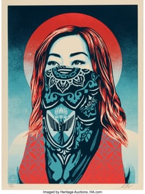 43134: Shepard Fairey (b. 1970) Just Future Rising, 202