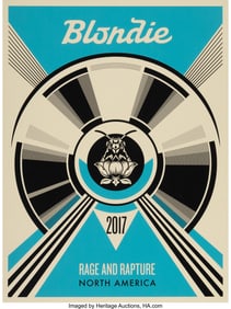 43154: Shepard Fairey (b. 1970) Rage and Rapture North