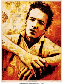 43045: Shepard Fairey X Kate Simon Strummer, 2010 Scree