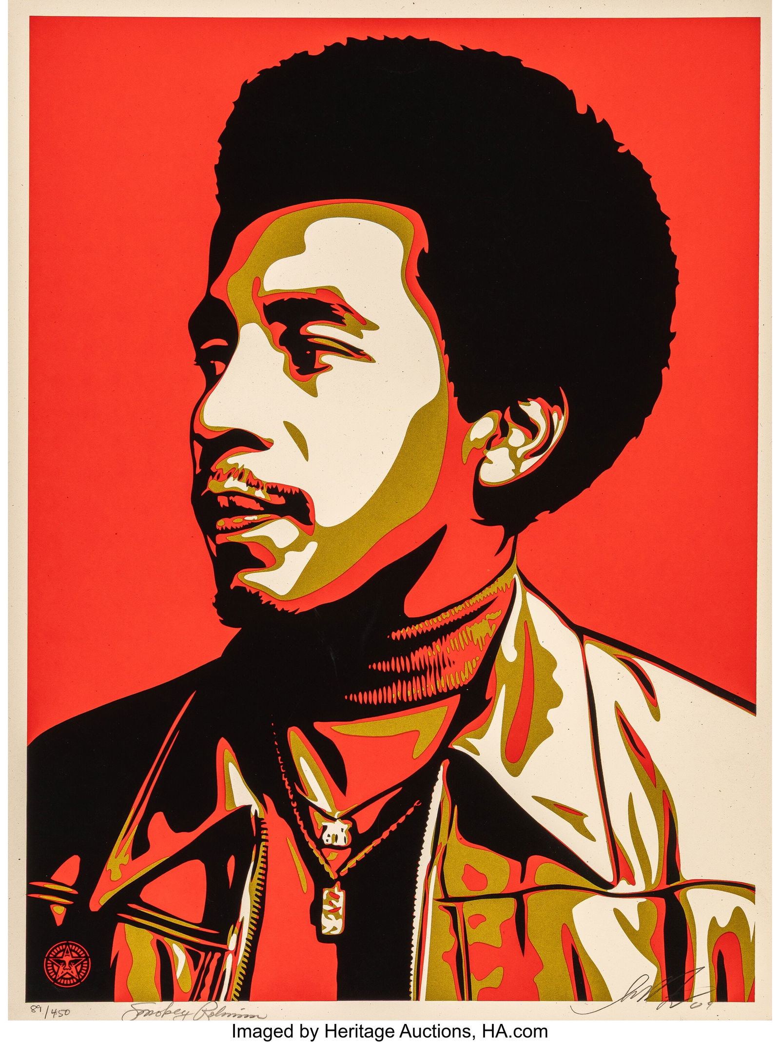 Shepard Fairey X Smokey Robinson Smokey Robinson (1 of 2)