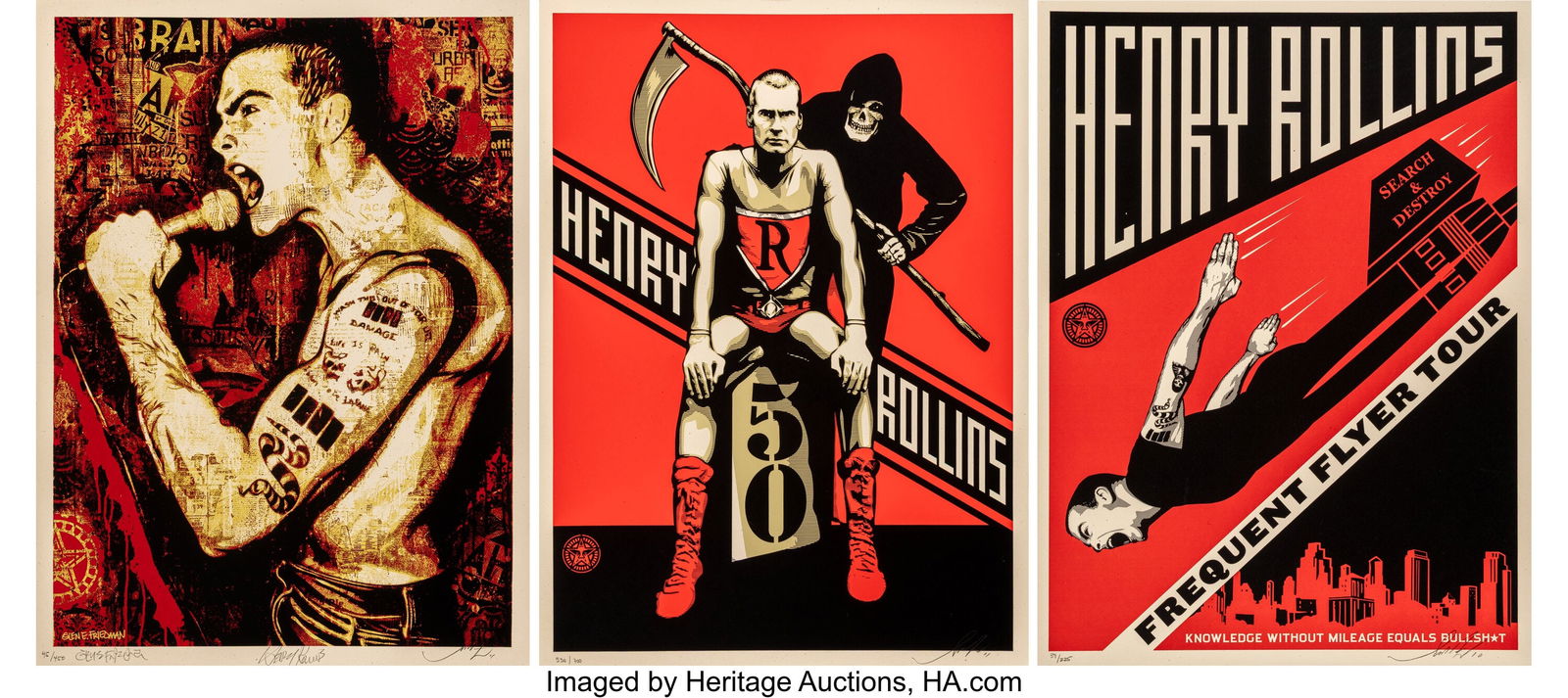 Shepard Fairey X Henry Rollins X Glen E. Friedma (1 of 5)