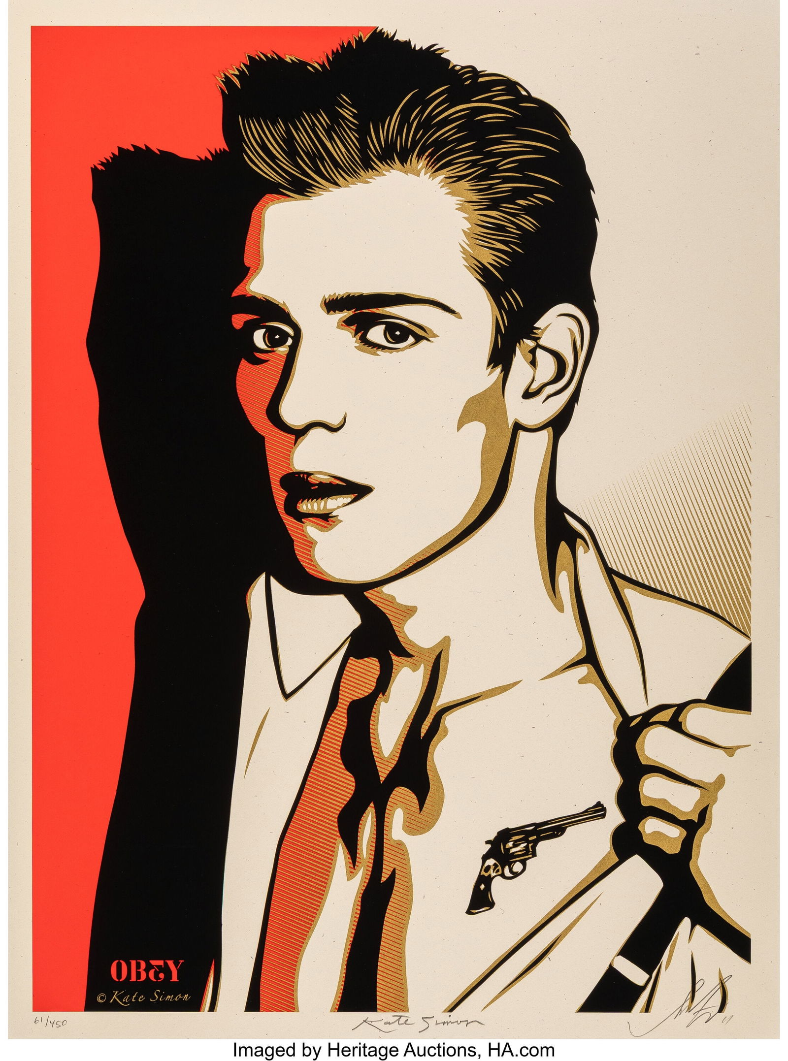 Shepard Fairey X Kate Simon The Guns Of Brixton (1 of 2)