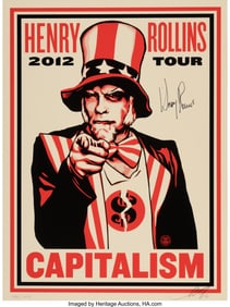 43063: Shepard Fairey (American, 1970) Rollins Capitali
