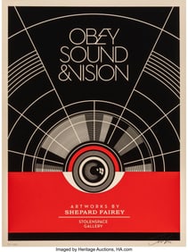 43064: Shepard Fairey (b. 1970) Obey Sound and Vision,
