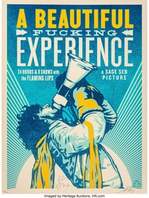 43069: Shepard Fairey X Wayne Coyne Flaming Lips - A Be