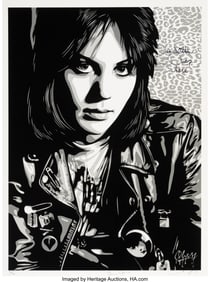 43073: Shepard Fairey X Chris Stein X Joan Jett Joan Je