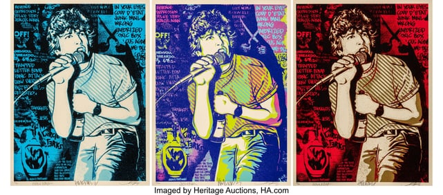 43074: Shepard Fairey X Keith Morris X Glen E. Friedman