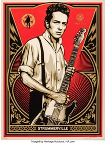 43077: Shepard Fairey (b. 1970) Strummerville, 2014 Scr
