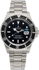 12054: Rolex Stainless Steel Submariner Wrist Watch Wit