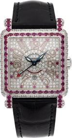 12029: Franck Muller Conquistador Cortez "Red Zone" in