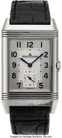 12031: Jaeger LeCoultre Reverso Classic Duoface Small S