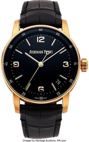 12034: Audemars Piguet 18K Rose Gold Code 11.59 Automat