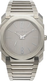 12010: Bvlgari Octo Finissimo Stainless Steel Wrist Wat