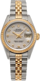 12037: Rolex 18k Yellow Gold And Stainless Steel Dateju