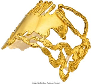 55009&colon; Jean Mahie Gold Bracelet  Metal&colon; 22k gold Marked
