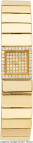 55178&colon; Cartier Diamond&comma; Gold Tank Lingot Watch  Case&colon; 1