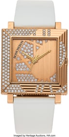 55184&colon; Boucheron & Girard-Perregaux Diamond&comma; Rose Gold 
