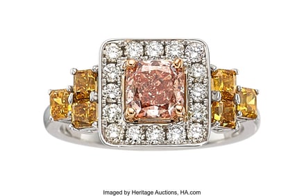 55186&colon; Fancy Brown-Pink Diamond&comma; Colored Diamond&comma;  Diam
