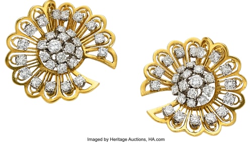 55256&colon; Van Cleef & Arpels Diamond&comma; Gold&comma;  Palladium Con