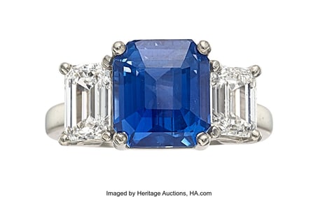 55339&colon; Crinzi Color-Change Sapphire&comma; Diamond&comma;  Platinum