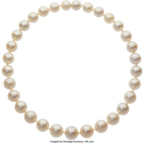 55346&colon; South Sea Cultured Pearl&comma; Gold Necklace  Pearls&colon;