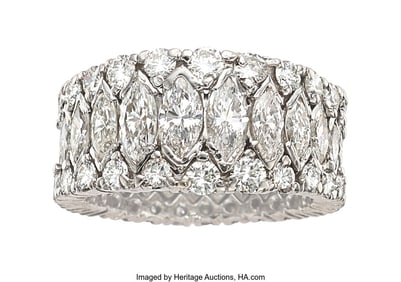 55105&colon; Diamond&comma; Platinum&comma; Palladium Eternity Band  Ston