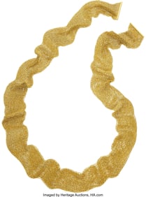 55046&colon; Yuri Ichihashi Gold Necklace  Metal&colon; 18k gold Ma