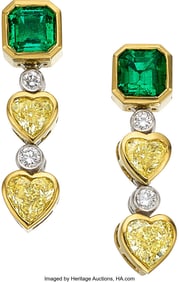 55354&colon; Colombian Emerald&comma; Colored Diamond&comma;  Diamond&comma; Go