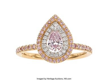 55215&colon; Doron Isaak Fancy Purplish-Pink Diamond&comma;  Colore