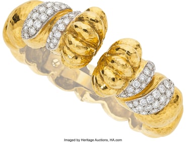 55054&colon; Diamond&comma; Gold Bracelet  Stones&colon; Full-cut diamond