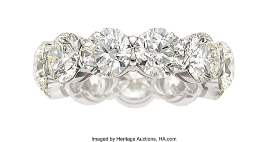 55057&colon; Diamond&comma; White Gold Eternity Band  Stones&colon; Round