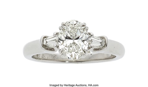 55363&colon; Harry Winston Diamond&comma; Platinum Ring  Stones&colon; Ov