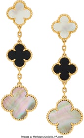 55222&colon; Van Cleef & Arpels Mother-of-Pearl&comma; Black Onyx&comma; 