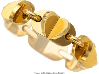 55224&colon; Cartier Gold Bracelet&comma; French  Metal&colon; 18k gold M