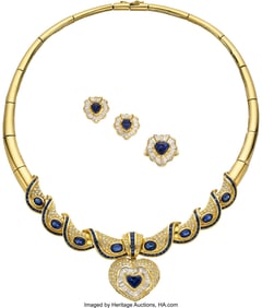 55228&colon; Venus Jewelers Sapphire&comma; Diamond&comma; Gold  Jewelry 