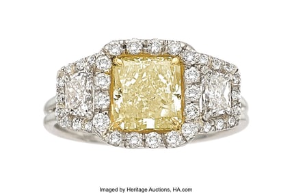 55124&colon; Diamond&comma; Platinum&comma; Gold Ring   Stones&colon; Cut-corne